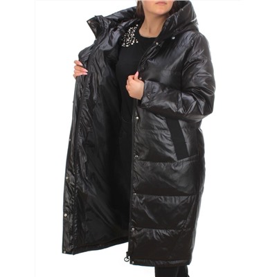 S21010 BLACK Пальто зимнее женское облегченное SNOW CLARITY