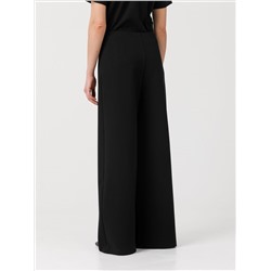 Брюки чёрные трикотажные широкие