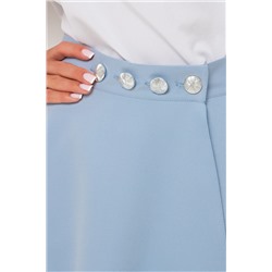 Юбка голубая на запах Эмбер №2