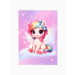 Аппликация объемная со звездочками оригами «Сказочный единорог», набор для творчества