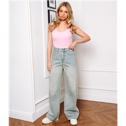 Джинсы #КТ8733, голубой