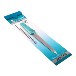 Zinger Пилка для ногтей металлическая с алмазным напылением / Classic FB-40(7*) mauve emb. logo №3, в ассортименте