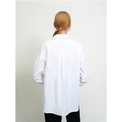 Белая рубашка oversize new