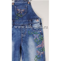 32144 Полукомбинезон  для девочки YUKE Голубой - синий/13