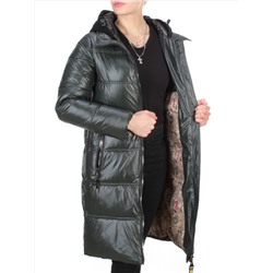 2193 DARK GREEN Куртка зимняя женская AIKESDFRS (200 гр. холлофайбера)