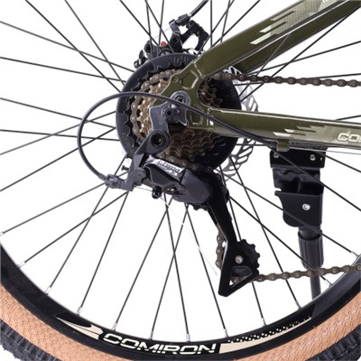 Велосипед 24" рама 13" 8sp COMIRON REBEL ригид милитари хаки