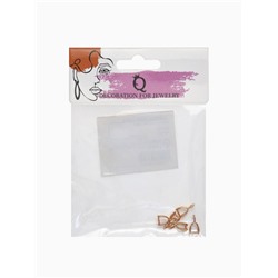 Держатель для кулона К208-36, (набор 5 шт.) 11×7 мм, цвет золото