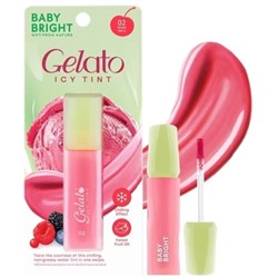 Тинт для губ Baby Bright Gelato Icy Tint оттенок 02 Ягодный Микс 3 гр
