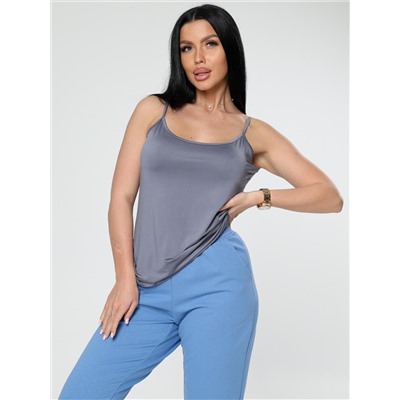 Джимена - топ серый