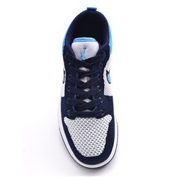 Sport + NK MB8084-6 Кеды бел-син текстиль