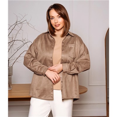 Рубашка #КТ1320, капучино