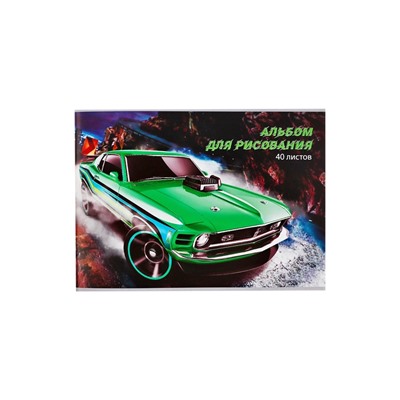 Альбом для рисования Calligrata, А4, 40 листов на скрепке, МИКС