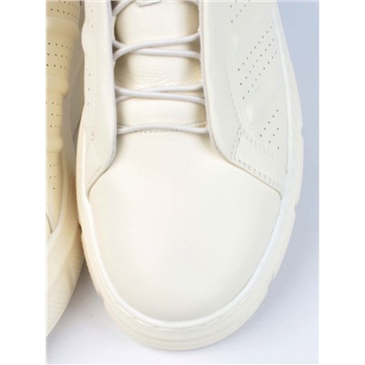 05-PDL256-2 LT. BEIGE Кроссовки женские (натуральная кожа)