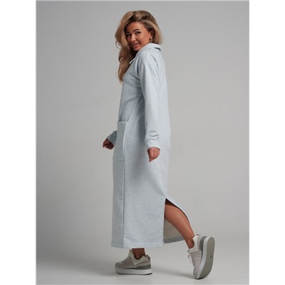 978 Платье "Меланж/голубой"