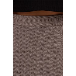 Юбка-карандаш из утеплённого трикотажа Агнес №1