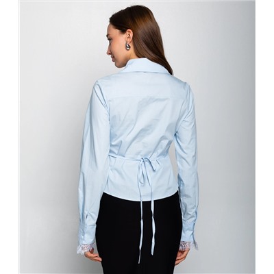 Блуза #КТ2695 (1), голубой