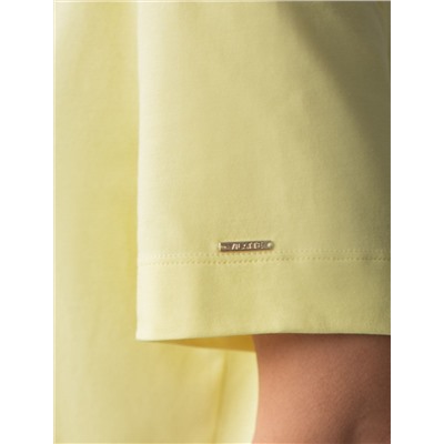 Свободная футболка из премиального хлопка с эластаном