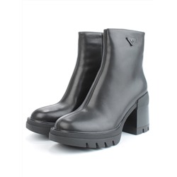 04-M3153-3570-42M-11 BLACK Ботинки зимние женские (натуральная кожа, натуральный мех)