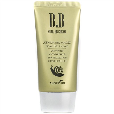 BB крем омолаживающий с улиточным муцином Aenepure Magic Snail BB Cream SPF50+ PA+++Корейская косметика по оптовым ценам. Популярные бренды Корейской косметалогии в интернет магазине ooptom.ru.