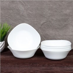Столовый набор 13 предметов квадратный Sq13 86575 (WHITE) (уп 2)