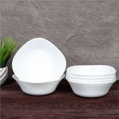 Столовый набор 13 предметов квадратный Sq13 86575 (WHITE) (уп 2)