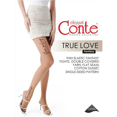 Conte True Love, фантазийные колготки 30den