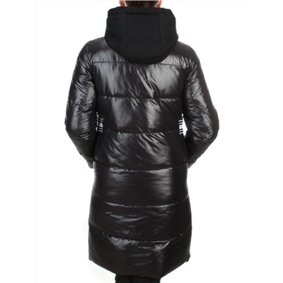 2193 BLACK Куртка зимняя женская AIKESDFRS (200 гр. холлофайбера)