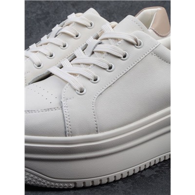 03-YC457-1 BEIGE Кроссовки женские (натуральная кожа)