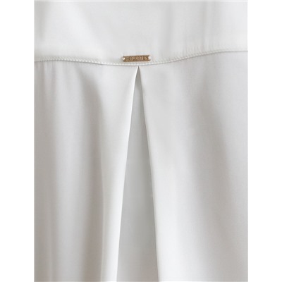 Блузка из сатина с эластаном