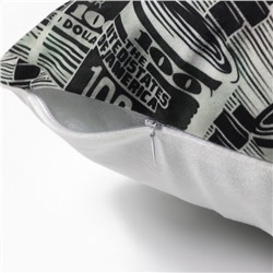 Подушка декоративная «Этель. Деньги», 40×40 см, велюр