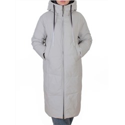 W8236M LT. GRAY Пальто зимнее женское оверсайз (200 гр. био-пух)