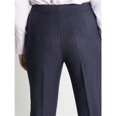 Женские брюки весна-осень  Зауженные клетка костюмная