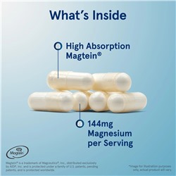 Jarrow Formulas, MagMind для веганов, добавка для здоровья мозга, 144 мг, 90 растительных капсул (48 мг в 1 капсуле)