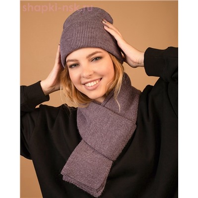 LS 11 PL 11 Комплект женский (колпак+шарф) (56-58)