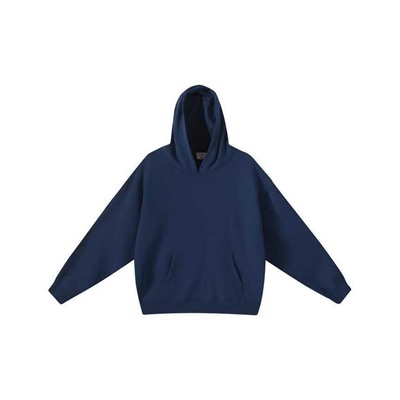 Худи 3х нитка внутри флис 886 синий