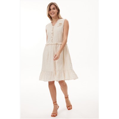 NiV NiV fashion 415 светло-бежевый, Платье