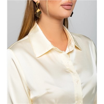 Блуза #ОКТ025022, кремовый