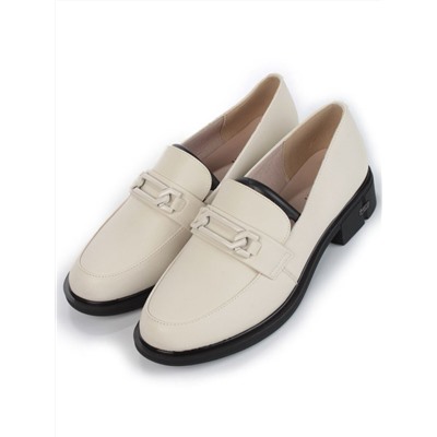 06-PDG258-2 BEIGE Туфли женские (натуральная кожа)
