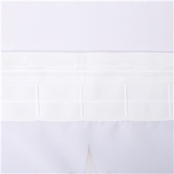 Комплект штор для кухни с подхватами «Новогоднее чудо» 145×180+/-5 см - 2 штуки, габардин