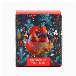 Новогодний шар ёлочный «Змейка», на Новый год, d = 6 см