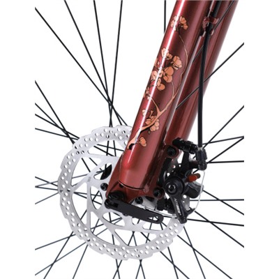 Велосипед 26" рама 17" 21sp COMIRON SAKURA персиковый