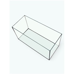 Аквариум «Прямоугольный» с крышкой, 100 л, 75.5×33×39.5 см, чёрный