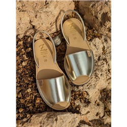 AB. Zapatos 3204 platino+PELLE-007-17 oro