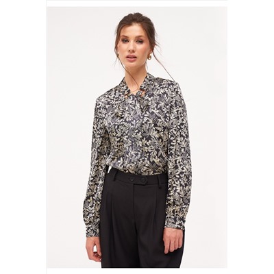 Блуза KaVaRi 4015 черный_принт