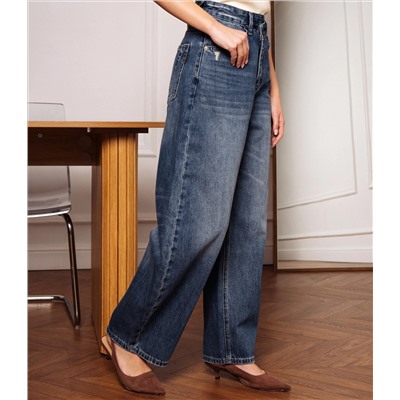 Джинсы #КТ8656, синий