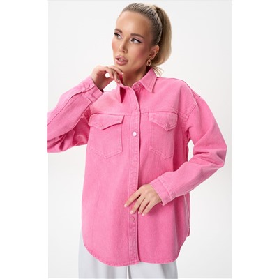 Рубашка Мишель (малиновый)