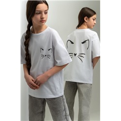 Футболка оверсайз для девочки Happyfox