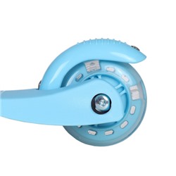 Самокат трехколесный от 2-х лет Yeenot Kids GT4105, до 30кг, вес 1.8кг, свет. колёса PU 110мм ABEC7, голубой, БК/уп10/ АКЦИЯ!