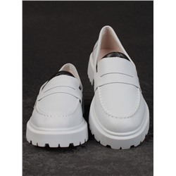 03-PDD178-5 LT. GRAY Полуботинки женские (натуральная кожа)
