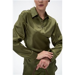 Рубашка Ямина (оливковый)